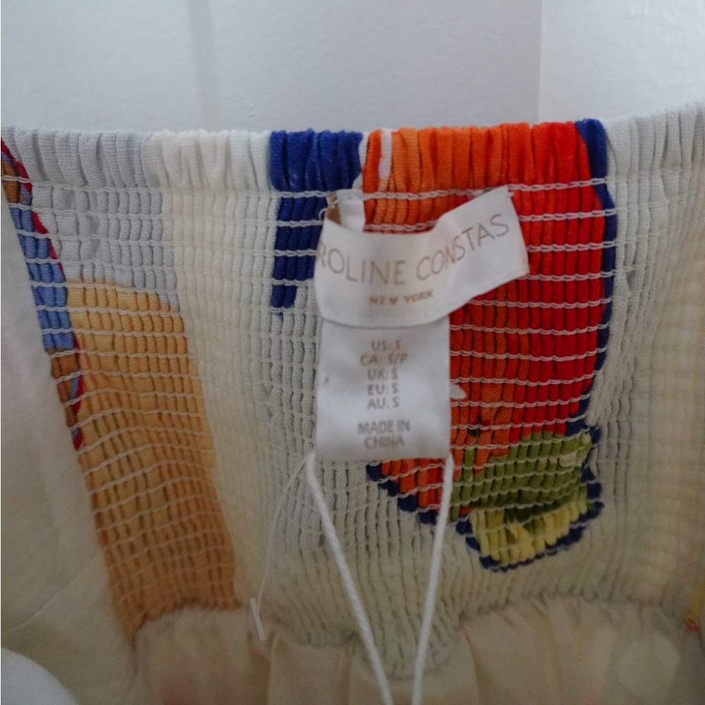 Caroline Constas Vibrant Patterned Midi Dress NWT - image 2